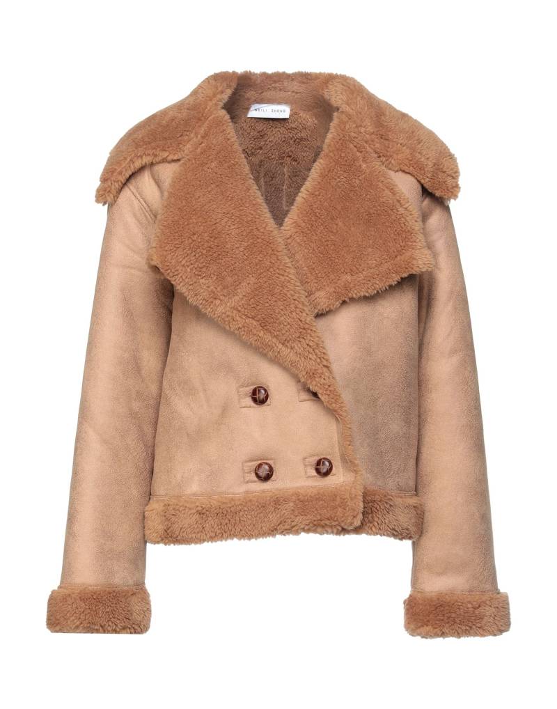 WEILI ZHENG Shearling- & Kunstfell Damen Kamel von WEILI ZHENG