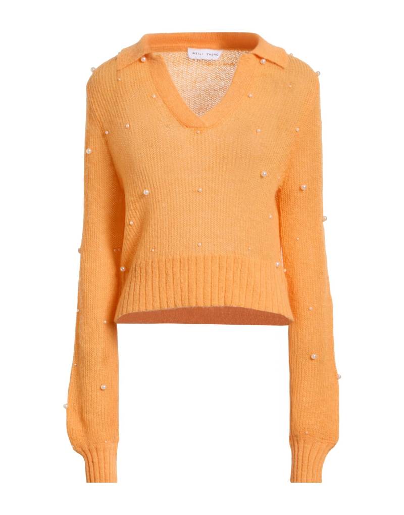 WEILI ZHENG Pullover Damen Orange von WEILI ZHENG