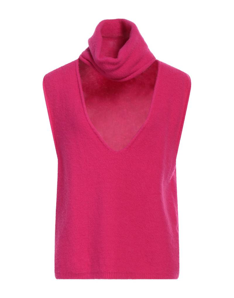 WEILI ZHENG Rollkragenpullover Damen Fuchsia von WEILI ZHENG