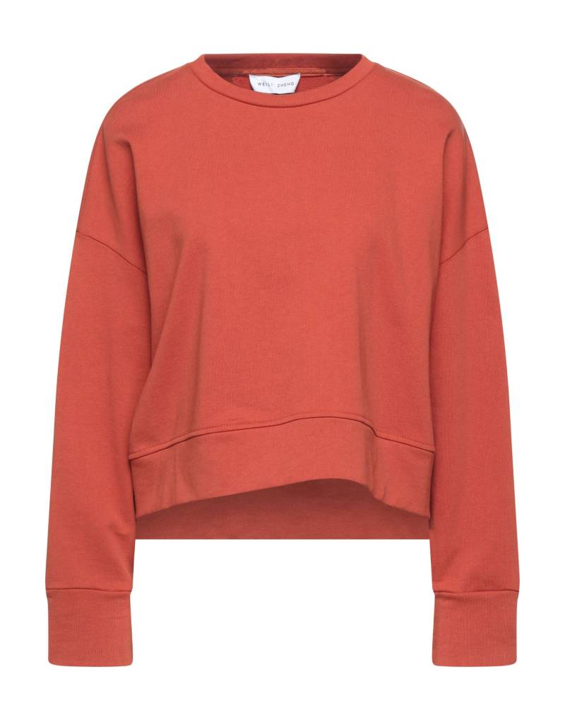 WEILI ZHENG Sweatshirt Damen Braun von WEILI ZHENG