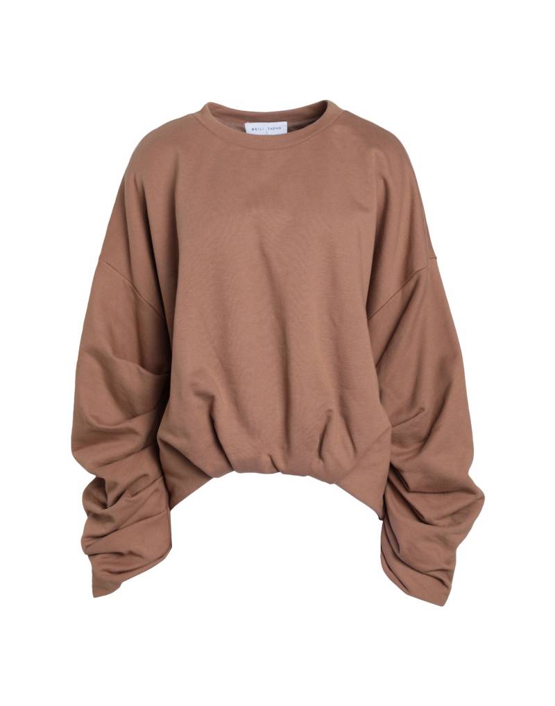 WEILI ZHENG Sweatshirt Damen Kamel von WEILI ZHENG