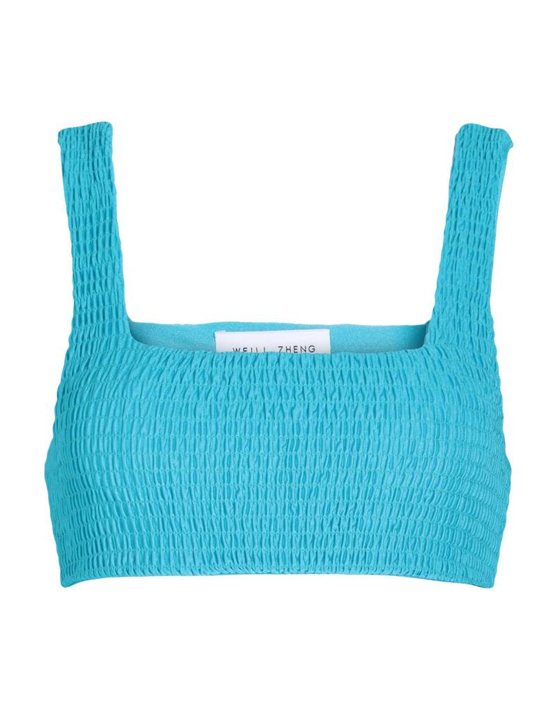 WEILI ZHENG Top Damen Tūrkis von WEILI ZHENG