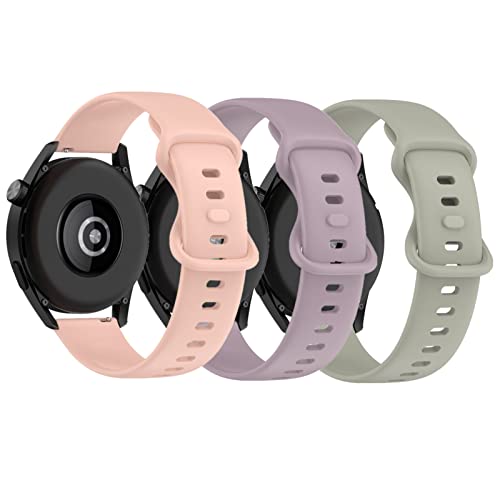 Waekethy Armband für garmin forerunner 245, 20mm Silikon Armbänder Sport Ersatzarmband Kompatibel mit Garmin Venu/Venu Sq/Sq 2 /Venu 2 Plus von Waekethy