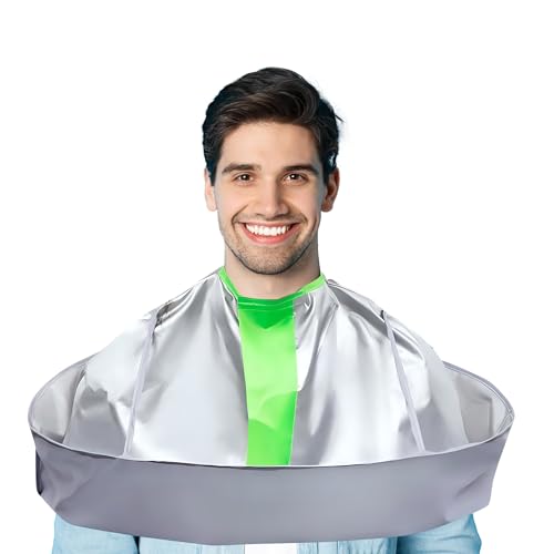 WEIPUER Haarschneideumhänge für Erwachsene Umbrella Design Friseursalon Cape Halten Sie Haare von Kleidung und Boden Fern von WEIPUER