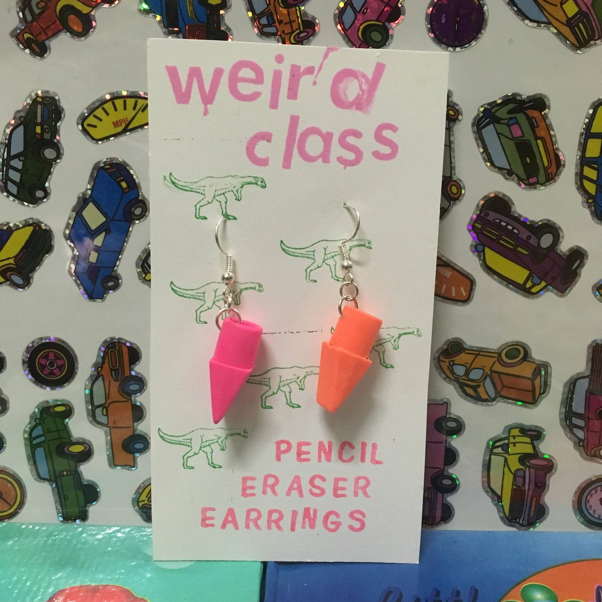Radiergummi Ohrringe Radiergummi Ohrringe von WEIRDCLASS