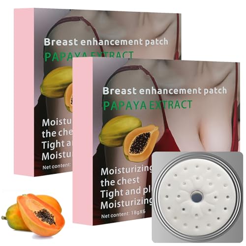 Breast Enhancement Patch, Reusable & Invisible Collagen Nipple Covers for Women, Promote Breast Firming Patches for Improve Sagging Skin,for Female Breasts Care, Moisturize Skin (2) von WEIWOGU