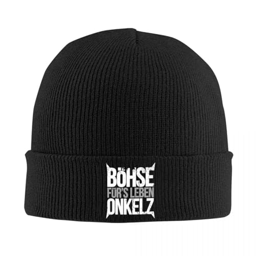 Basecap Unisex Bohse Strick Onkelz Rock Hüte für Damen und Herren Wintermützen lässige deutsche Musik Hüte. Golf-Geschenk von WEIXNCXCJ