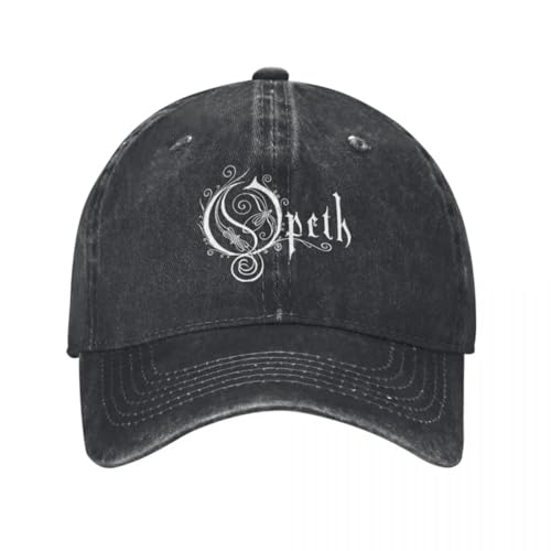WEIXNCXCJ Basecap Mode Winter Casual Basecap mit Opeths für Männer und Frauen Basecap mit Metal Death Band getragen Waschen Snapback Vintage Musik Album Outdoor Hüte Geschenk von WEIXNCXCJ