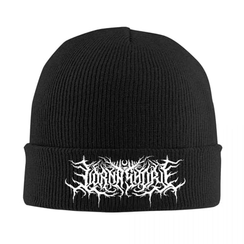 WEIXNCXCJ Hüte Baseball Caps Logo Strickmütze für Frauen Männer Beanie Winter Hut Acryl Heavy Metal Band Warme Kappe Geschenk von WEIXNCXCJ