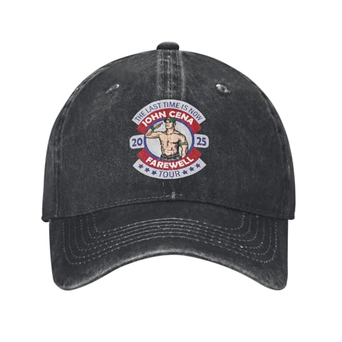 WEIXNCXCJ John Wrestling Cena Farewell Tour 2025 Männer Frauen Baseballkappe UCME Distressed Washed Hats Cap Outdoor Verstellbare Passform Kopfbedeckung von WEIXNCXCJ