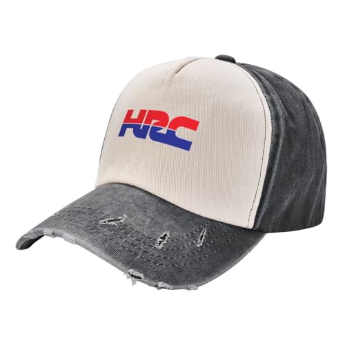 WEIXNCXCJ Moto Fans Logo HRC Baseballkappe Papa Hut Snapback Baumwolle Trucker Cap von WEIXNCXCJ