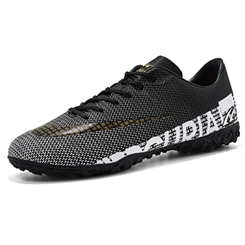 WEJIESS Fußballschuhe Atmungsaktive Low-Top-Fußballschuhe für Herren Outdoor-Stollen Teenager Erwachsene Outdoor-Fußball-Trainingsschuhe Unisex von WEJIESS