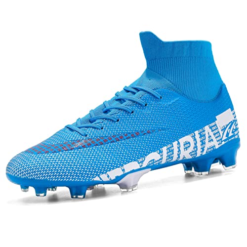 WEJIESS Fußballschuhe Herren Fußballschuhe Professionelle Spikes Jugend Fußballspiel Schuhe Fußballschuhe Schnürsenkel Training Sportschuhe von WEJIESS