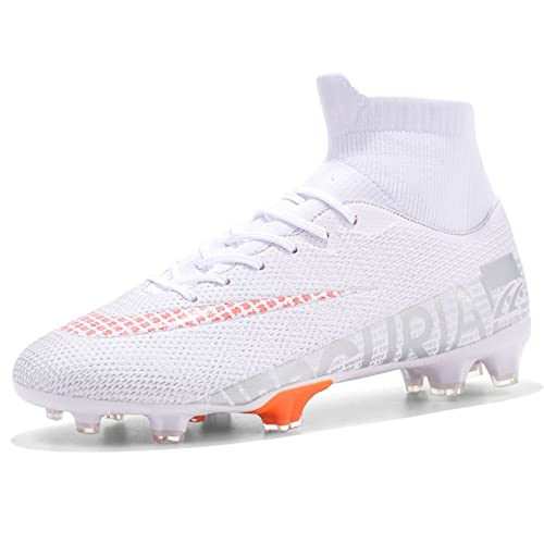 WEJIESS Fußballschuhe Herren Fußballschuhe Professionelle Spikes Jugend Fußballspiel Schuhe Fußballschuhe Schnürsenkel Training Sportschuhe von WEJIESS