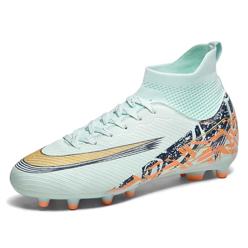 WEJIESS Fußballschuhe Herren High Top Spike Jugendliche Fußball Trainingsschuhe Outdoor Sportschuhe Fußball Stiefel Athletics Kinder Professionelle Fussballschuhe WEJIESS Fußballschuhe Herren High Top Spike Jugendliche Fußball Trainingsschuhe Outdoor Sportschuhe Fußball Stiefel Athletics Kinder Professionelle Fussballschuhe von WEJIESS