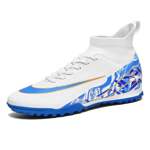 WEJIESS Fußballschuhe Herren High Top Spike Jugendliche Fußball Trainingsschuhe Outdoor Sportschuhe Fußball Stiefel Athletics Kinder Professionelle Fussballschuhe WEJIESS Fußballschuhe Herren High Top Spike Jugendliche Fußball Trainingsschuhe Outdoor Sportschuhe Fußball Stiefel Athletics Kinder Professionelle Fussballschuhe von WEJIESS