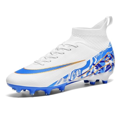WEJIESS Fußballschuhe Herren High Top Spike Jugendliche Fußball Trainingsschuhe Outdoor Sportschuhe Fußball Stiefel Athletics Kinder Professionelle Fussballschuhe WEJIESS Fußballschuhe Herren High Top Spike Jugendliche Fußball Trainingsschuhe Outdoor Sportschuhe Fußball Stiefel Athletics Kinder Professionelle Fussballschuhe von WEJIESS