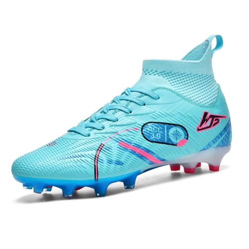 WEJIESS Fußballschuhe Herren High Top Spikes Kinder Fussballschuhe Professional Outdoor Athletic Training Fußballschuhe AG Jugendliche Fußballtraining Schuhe WEJIESS Fußballschuhe Herren High Top Spikes Kinder Fussballschuhe Professional Outdoor Athletic Training Fußballschuhe AG Jugendliche Fußballtraining Schuhe von WEJIESS