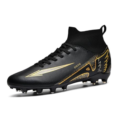 WEJIESS Fußballschuhe Herren Jugendliche Professionelle Fussballschuhe Outdoor-Fußball-Athletik-Training Schuhe High-Top-Fußballschuhe Kunstrasen Spiel Sport Spike Schuhe von WEJIESS