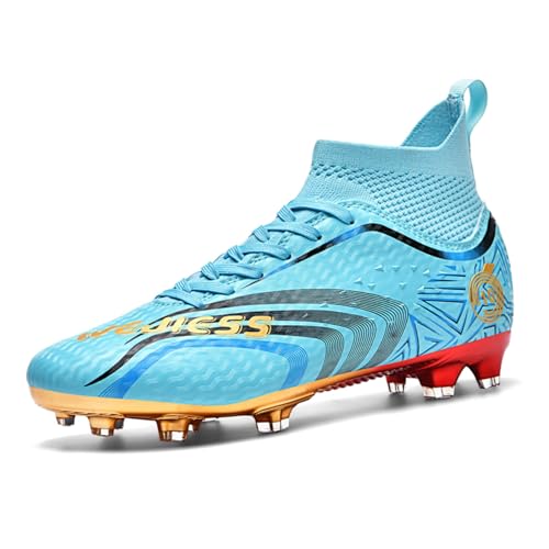 WEJIESS Fußballschuhe Herren Outdoor Fussballschuhe Professionelle sportliche Atmungsaktive Fussballstiefel für Jugendlich Kunstrasen-Spielschuhe WEJIESS Fußballschuhe Herren Outdoor Fussballschuhe Professionelle sportliche Atmungsaktive Fussballstiefel für Jugendlich Kunstrasen-Spielschuhe von WEJIESS