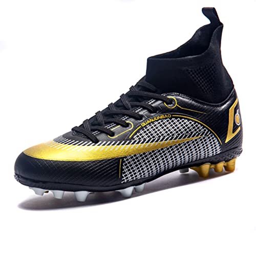 WEJIESS Fußballschuhe Herren Spikes Atmungsaktive Turnschuhe Teenager Jungen Fußballschuhe Professionelle Trainingsschuhe Fußballspiel Turnschuhe von WEJIESS