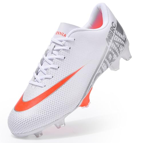 WEJIESS Fußballschuhe Jugend Spikes Herren Profi-Fußballschuhe Mikrofaser Schuhe Kinder Fußball Athletische Schuhe Training Schuhe Outdoor Sportschuhe Fußballschuhe Neutral Fußball Stiefel von WEJIESS