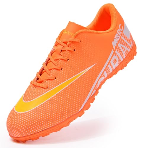 WEJIESS Fußballschuhe Jugend Spikes Herren Profi-Fußballschuhe Mikrofaser Schuhe Kinder Fußball Athletische Schuhe Training Schuhe Outdoor Sportschuhe Fußballschuhe Neutral Fußball Stiefel von WEJIESS