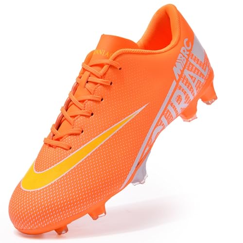 WEJIESS Fußballschuhe Jugend Spikes Herren Profi-Fußballschuhe Mikrofaser Schuhe Kinder Fußball Athletische Schuhe Training Schuhe Outdoor Sportschuhe Fußballschuhe Neutral Fußball Stiefel von WEJIESS