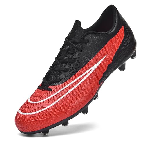 WEJIESS Fußballschuhe Jugend Spikes Herren Profi-Fußballschuhe Mikrofaser Schuhe Kinder Fußball Athletische Schuhe Training Schuhe Outdoor Sportschuhe Fußballschuhe Neutral Fußball Stiefel von WEJIESS