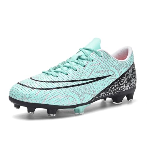 WEJIESS Fußballschuhe Jugend Spikes Herren Profi-Fußballschuhe Mikrofaser Schuhe Kinder Fußball Athletische Schuhe Training Schuhe Outdoor Sportschuhe Fußballschuhe Neutral Fußball Stiefel von WEJIESS