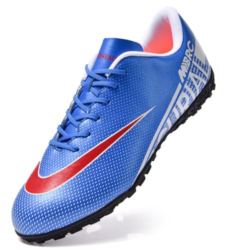 WEJIESS Fußballschuhe Jugend Spikes Herren Profi-Fußballschuhe Mikrofaser Schuhe Kinder Fußball Athletische Schuhe Training Schuhe Outdoor Sportschuhe Fußballschuhe Neutral Fußball Stiefel von WEJIESS