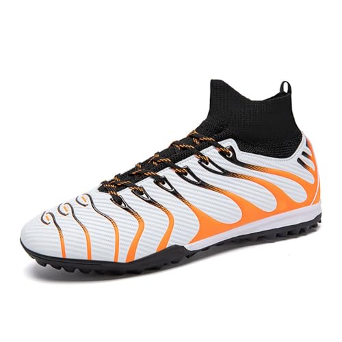 WEJIESS Fußballschuhe Jugendliche High Top Spike Microfibre Schuhe Herren Fussballschuhe Outdoor Fussballstiefel Indoor Sportschuhe Professional Athletic Training Schuhe von WEJIESS