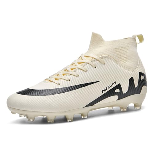 WEJIESS Herren Fußballschuhe High Top Spikes Jugend Outdoor-Training Fußballschuhe Professionelle sportliche Sportschuhe Turf Trainer WEJIESS Herren Fußballschuhe High Top Spikes Jugend Outdoor-Training Fußballschuhe Professionelle sportliche Sportschuhe Turf Trainer von WEJIESS