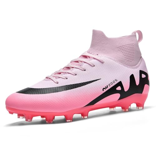 WEJIESS Herren Fußballschuhe High Top Spikes Jugend Outdoor-Training Fußballschuhe Professionelle sportliche Sportschuhe Turf Trainer WEJIESS Herren Fußballschuhe High Top Spikes Jugend Outdoor-Training Fußballschuhe Professionelle sportliche Sportschuhe Turf Trainer von WEJIESS