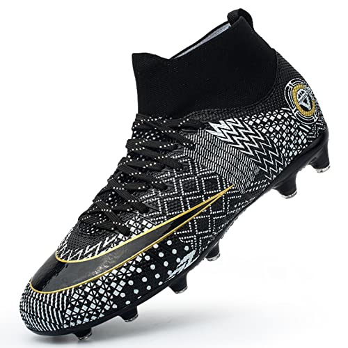 WEJIESS High-Top-Fußballschuhe Lange Nägel bequem gewickelt Füße fliegen Weben atmungsaktiv Ausbildung Sportschuhe TF Boden gebrochen Nägel weich Jugend Studenten Erwachsene allgemeine Fußballschuhe WEJIESS High-Top-Fußballschuhe Lange Nägel bequem gewickelt Füße fliegen Weben atmungsaktiv Ausbildung Sportschuhe TF Boden gebrochen Nägel weich Jugend Studenten Erwachsene allgemeine Fußballschuhe von WEJIESS