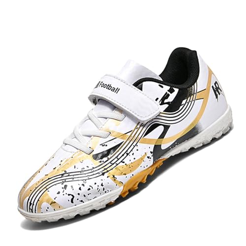 WEJIESS Kids Fußballschuhe Kinder Jugendliche Fussballschuhe Sportliche Fussball Schuhe Indoor Outdoor Athletics Professionelle Trainingsschuhe von WEJIESS