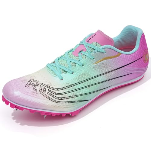 WEJIESS Leichtathletik Spike Schuhe Herren Jugendliche Anti-Rutsch Unisex Leichtathletik Schuhe Atmungsaktive Running Sneakers Sprint Jumping Race Training Schuhe WEJIESS Leichtathletik Spike Schuhe Herren Jugendliche Anti-Rutsch Unisex Leichtathletik Schuhe Atmungsaktive Running Sneakers Sprint Jumping Race Training Schuhe von WEJIESS