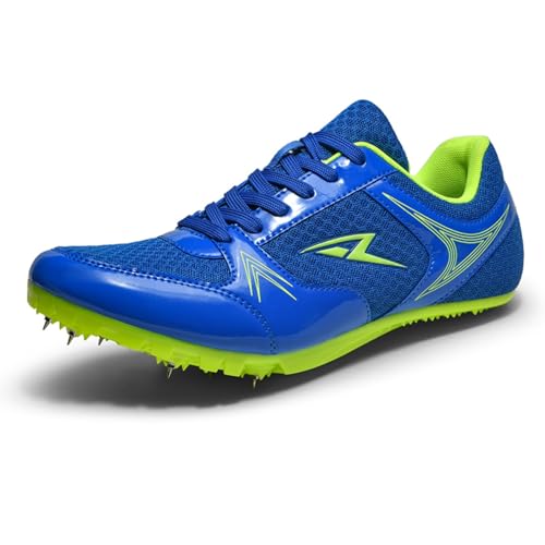 WEJIESS Leichtathletik Spike Schuhe Herren Jugendliche Anti-Rutsch Unisex Leichtathletik Schuhe Atmungsaktive Running Sneakers Sprint Jumping Race Training Schuhe von WEJIESS