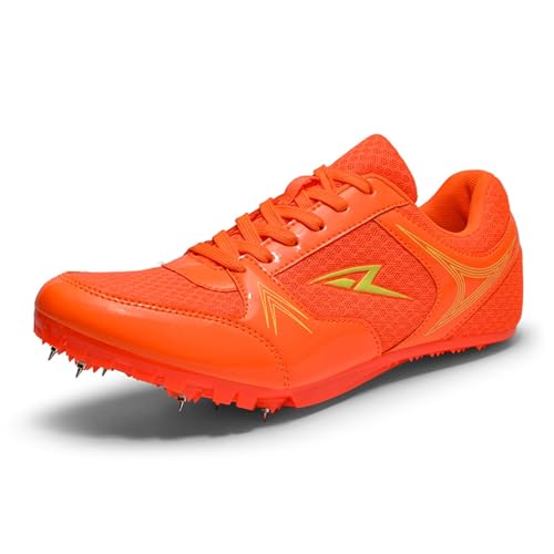 WEJIESS Leichtathletik Spike Schuhe Herren Jugendliche Anti-Rutsch Unisex Leichtathletik Schuhe Atmungsaktive Running Sneakers Sprint Jumping Race Training Schuhe von WEJIESS