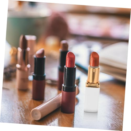 WEKADRIN 10 Stück Lippenpflegestifte Nachfüllbare Lippenbalsam Tuben Leere Lipgloss Behälter für DIY Lippenpflege Tragbar Auslaufsicher für Frauen Mädchen von WEKADRIN