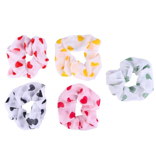 WEKADRIN 10 Stück Teiliges Bunte Chiffon Haargummis Weiche Elastische Haarring Haarschmuck für Mädchen Damen und Studenten Modische Haarbänder für Sommer und Alltag Langlebig und Stylisch von WEKADRIN