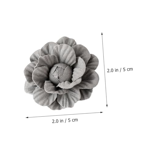 WEKADRIN 10 Stück Teiliges DIY Camellia blumen Langlebigem Mikrofaserleder Vielseitig als Haar Kleidungsaccessoire Modische Dekoration für Damen Farbecht und Formbeständig von WEKADRIN