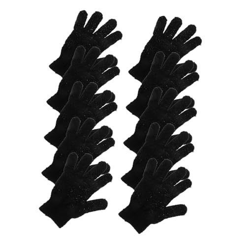 WEKADRIN 10 Stück Teiliges Peeling handschuh Polyester Effektiver Körper scrubber für Dusche und Massage Dehnbar und Waschbar Geeignet für Männer und Frauen Sanfte Entfernung Abgestorbener von WEKADRIN