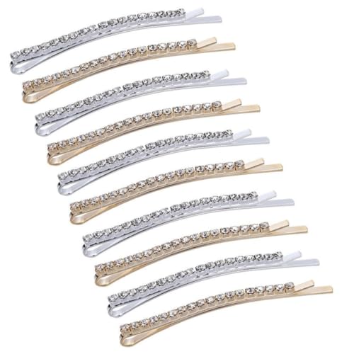 WEKADRIN 10 Stück Teiliges Strass haarspangen Glänzende Haarnadeln für Frauen Eleganter Brautschmuck Vielseitige Haarschmuck accessoires für Hochzeit Party und Alltag WEKADRIN 10 Stück Teiliges Strass haarspangen Glänzende Haarnadeln für Frauen Eleganter Brautschmuck Vielseitige Haarschmuck accessoires für Hochzeit Party und Alltag von WEKADRIN