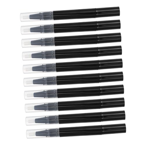 WEKADRIN 10 Stück Transparente Leere Nagelöl Stifte mit Pinsel Ergonomisch für Nagelpflege Nagelöl Nagelglanz Make up Frauen von WEKADRIN