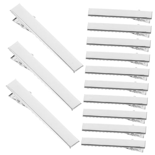 WEKADRIN 100 Stück Alligator Haarclips Metall Haarklammern für Friseurbedarf und Haarschleifen Robuste DIY Haarspangen für Damen Salon Zubehör Vielseitig für Verschiedene Frisuren von WEKADRIN