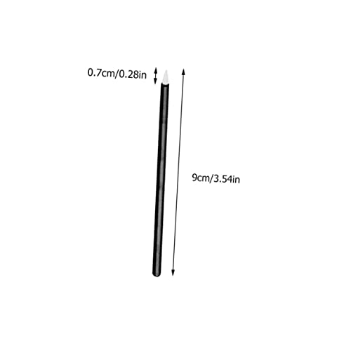 WEKADRIN 100 Stück Einweg Eyeliner Pinsel Köpfe aus Langlebigen Kunstfasern Präzise Applikatoren für Gleichmäßiges Make Up für Professionelle und Private Anwendung von WEKADRIN