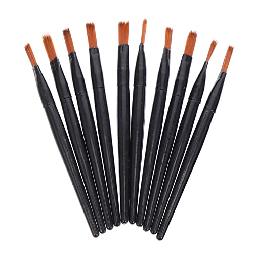 WEKADRIN 100stücke Lippenpinsel Aus Kunstfaser Für Lippenstift-applikatorstäbe Praktischer Kleiner Lidschatten Für Lippen-make-up Einfach Zu Handhaben Und Langlebig von WEKADRIN