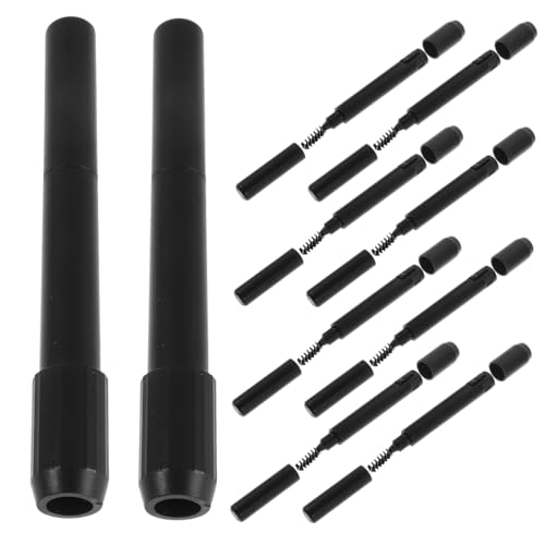 WEKADRIN 12 Stück Teiliges Augenbrauenstift Verlängerer mit Doppelseitigem Pinsel Stabiles Halter-design für Präzises Schminken Kompatibel mit Verschiedenen Marken Tragbar und Reisegeeignet von WEKADRIN