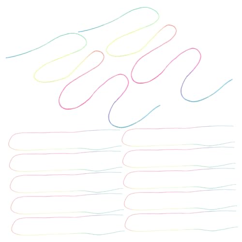 WEKADRIN 120 Stück Bunte Haarbänder für Zöpfe Wiederverwendbare Farbverlauf Haarschmuck Sanfte Haarschleifen für Mädchen und Teens Vielseitige Flechtseile für Kreative Frisuren von WEKADRIN